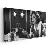 Tablou afis Lady Gaga cantareata 2348 Tablou canvas pe panza CU RAMA 30x60 cm