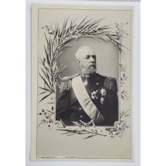 OSCAR AL II - LEA REGELE SUEDIEI SI NORVEGIEI , FOTOGRAFIE TIP CARTE POSTALA , CLASICA