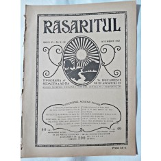 Revista Rasaritul, anul V, nr.9-12/1922