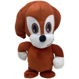Arici Sonic Knuckles Jucarie Muzicala Mers, 21cm, USB Reincarcabil