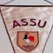 Fanion (brodat) - vechi 1973- ASSU FOOT campion francez ST LOUIS MERMOZ