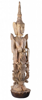 Statueta Buddha pentru gradina din rasini CW621 foto