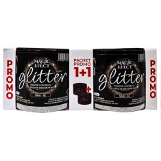 Pachet glitter Magic Efect 1+1 Argintiu foto