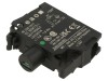 Element de iluminare 22mm EAO, Verde, 6-24V AC, Cleme cu Surub, Montare Placa Frontala