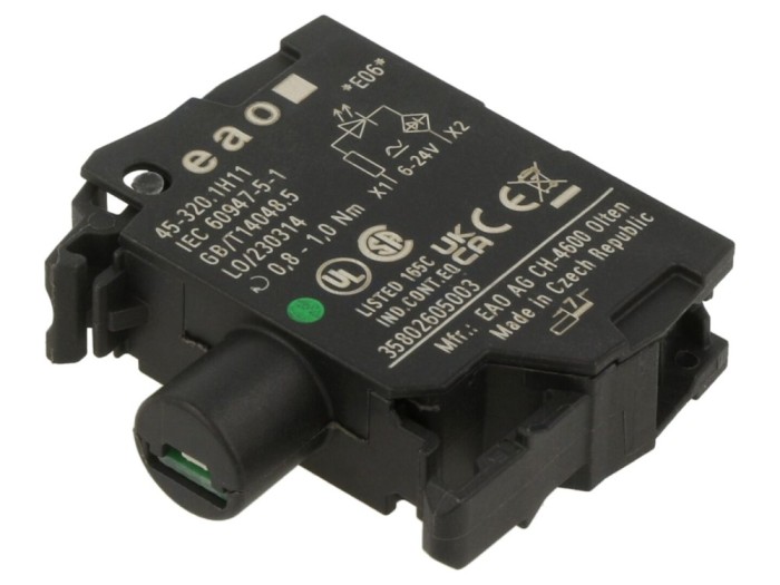 Element de iluminare 22mm pentru placa frontală