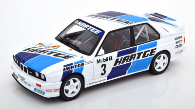 Macheta BMW M3 E30 RALLY DEUTSCHLAND 1990 HARTGE - Solido, scara 1/18, noua. foto