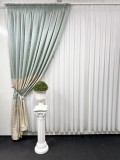 Draperie Byblos, verde menta&amp;amp;amp;auriu