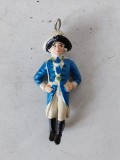 Cavaler figurina veche de cauciuc, 9cm