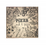 Cumpara ieftin Set 100 Cutii Pizza Corolla Packaging, 32x3.5x32 cm, Fresh &amp; Tasty, Natur, Cutie Pizza, Cutie de Pizza, Cutie pentru Pizza, Set Cutii Pizza, Set Cutii