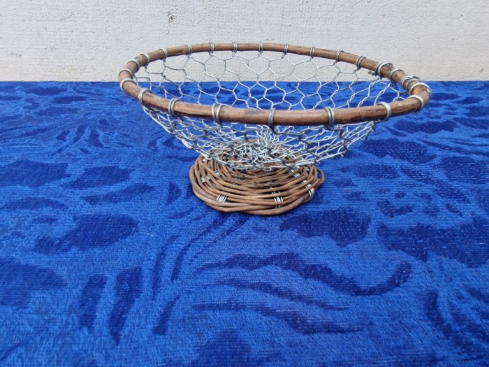 Cos pentru fructe paine, impletit, oval, 20 x 7 cm