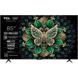 Televizor MiniLed TCL 85C6K, 214 cm, Smart Google TV, 4K Ultra HD, 100Hz, Clasa F (Model 2025), Smart TV