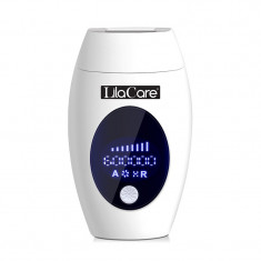 Epilator IPL Lila Care, 600000 pulsatii, 8 trepte putere, ecran LCD, Alb foto