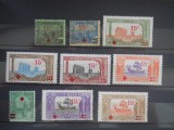 1918 SERIE TUNISIA ,CU SUPRATIPAR,COLONII FRANCEZE