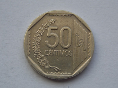 50 CENTIMOS 2003 PERU foto