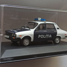 Macheta Dacia 1310 Politia 1990 - IXO/DeAgostini Masini de Politie 1/43