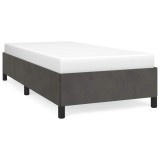 Cumpara ieftin Cadru de pat fara saltea, gri inchis, 80x200 cm, catifea
