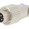 Conector Circular 3 PIN Argintat 10A