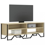 Dulap TV Gossi Stejar Sonoma 122x34x41 cm Lemn prelucrat Comoda TV Living Modernă Suport TV