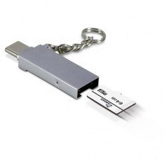 Card reader OTG Inter-Tech USB Type-C/USB Type-A foto