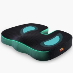 Perna Ortopedica pentru sezut Linomag&reg; pentru scaun de birou si masina, Suport pentru coccis, Spuma cu memorie