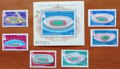 RO.- 1980-&amp;#039;&amp;#039;OLIMPIADA -MOSCOVA&amp;#039;&amp;#039;- COLITA+Seria 6V-MNH LUX -NESTAMPIL.-VEZI SCAN foto
