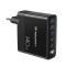 &Icirc;ncărcător de perete Wozinsky CGWCB 140W GaN 3 x USB-C / 2 x USB-A - negru