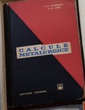 V. G. Agheenkov, Ia. Mihin - Calcule Metalurgice