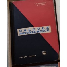 V. G. Agheenkov, Ia. Mihin - Calcule Metalurgice