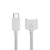 Cablu de &icirc;ncărcare PD 140W 5A Tip-C Tata la conector magnetic Magsafe 3 Macbook Pro Macbook Air TKDO88O49-W