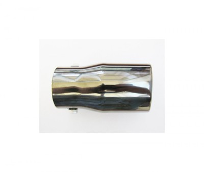 Ornament toba inox PREMIUM negru crom foto