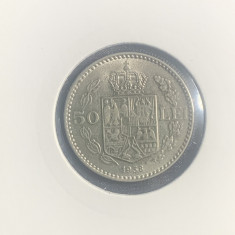 Moneda 50 lei 1938