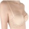 Sutien Balconette Elegant cu Cupe Preformate &icirc;mbracate in Microfibra - S103 - Bej - 75C