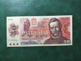 CEHOSLOVACIA 50 KORUN 1987 SUPERBĂ