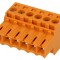 Regletă de conexiuni deconectabilă 3,5mm 6 piste drept mufă