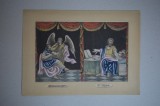 P Gally &quot;St Matthew St Mark&quot; mezzotinta factura populara 1806, Religie, Cerneala, Altul