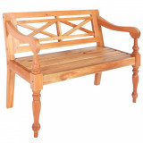 Cumpara ieftin Bancă Batavia, maro deschis, 98 cm, lemn masiv mahon