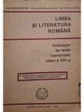 Maria Boatca - Limba si literatura romana in licee - Antologie de texte comentate, clasa a VIII-a (Editia: 1994)