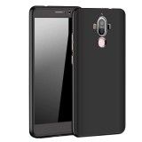 Husa Full cover 360&deg; (fata + spate + sticla) pentru Huawei Mate 20 Lite, neagra