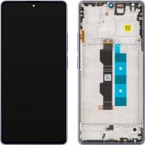 Cumpara ieftin Display cu Touchscreen Xiaomi Redmi Note 14S, cu Rama, Violet (Aurora Purple), Service Pack 56000200N6R00