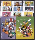 Antigua si Barbuda 1997 Disney SAH MI 2440-2448 + 2 bl. 356,357 MNH
