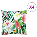 Perne decorative, 4 buc, multicolor, 60x60 cm, textil