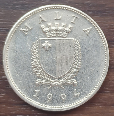 Moneda Malta - 1 Lira 1994 foto