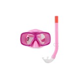 Masca Inot Copii 6-12 Ani Roz + Tub Snorkel ATU-V1071, Set Plaja Piscina
