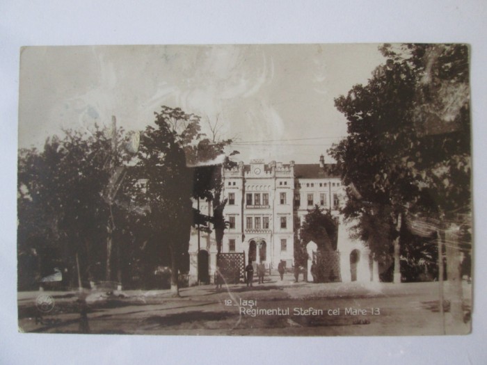 Rara! Iasi:Regimentul Stefan cel Mare 13,carte pos.foto circ.1934