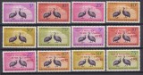 DB1 Fauna Pasari Bibilici Guineea 1961 - 62 6 + 6 v. cu supratipar MNH, Nestampilat