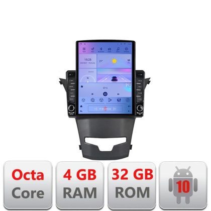 Navigatie Ssangyong Korando 2014-2019 G-1159 ecran tip TESLA 9.7&quot; cu Android Radio Bluetooth Internet GPS WIFI 4+32GB CarStore Technology