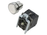 Comutator acționat prin apăsare 22mm, 1 NC NO