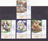 EMOTIILE ANIMALELOR, 2019 SERIE CU TABS VARIANTA 2,LP 2262,MNH.ROMANIA.