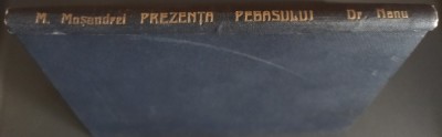 MIHAI MOSANDREI - PREZENTA PEGASULUI (PEGAZULUI) SAU PLIMBARI LIRICE IN JURUL POEZIEI (editia princeps, 1933 / exemplarul nr. 33 din 300) foto