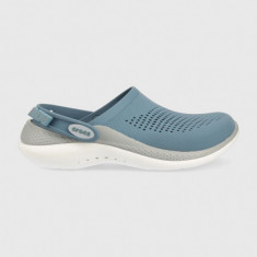 Crocs papuci LiteRide 360 Clog femei, culoarea bleumarin 206708